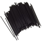 Chef Craft 5 Inch Coffee Stirrer Straws-Set of 150, Pack of 1, black